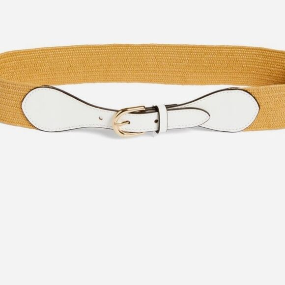 Kate Spade New York Straw Stretch Belt main image 5